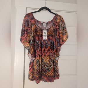 American Rag Vibrant Multicolor Blouse